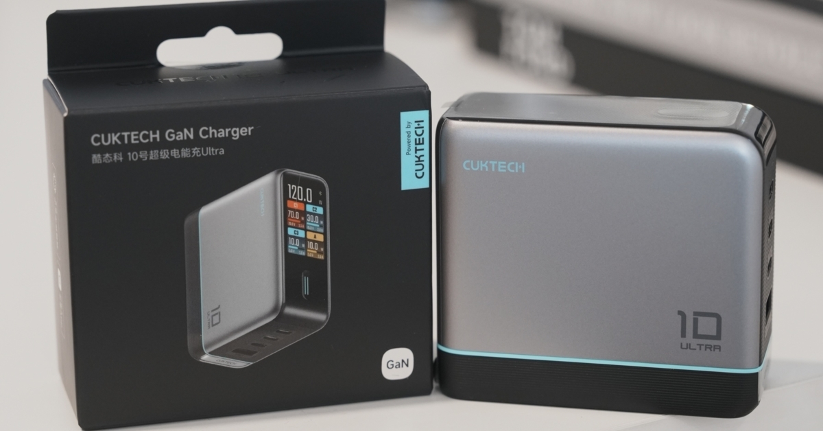 Review : CUKTECH AD1204U 120W หัวชาร์จ GaN 4 พอร์ต ตัวจบของคนของเยอะ